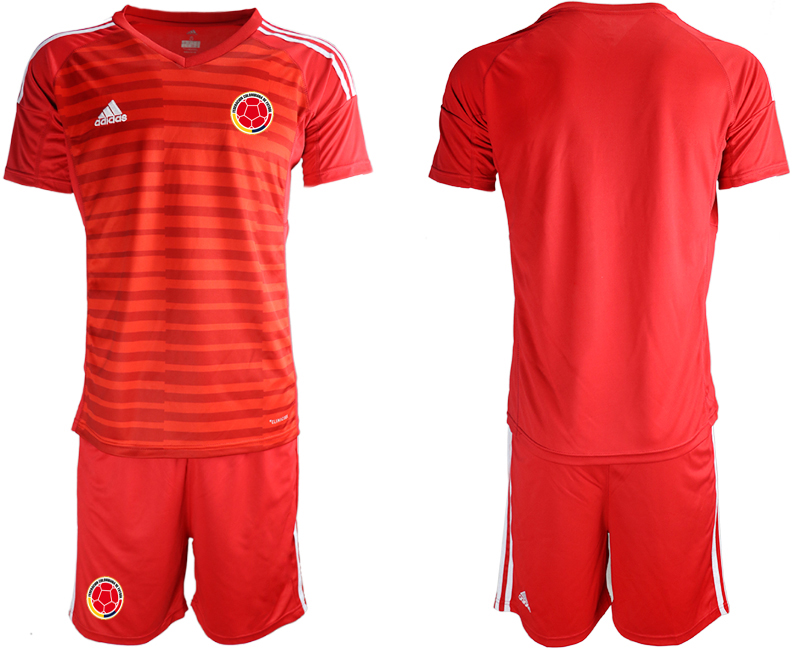 Men 2020-2021 Season National team Colombia goalkeeper red Soccer Jersey->colombia jersey->Soccer Country Jersey